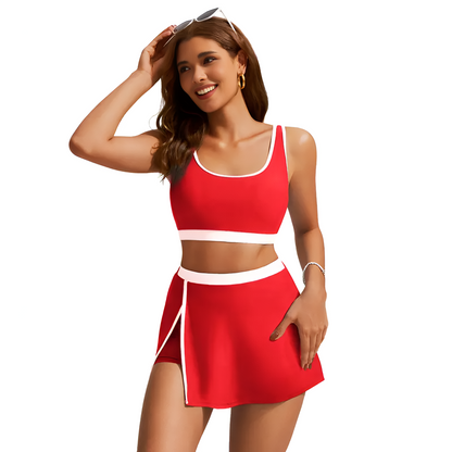 FLORAYA ColorBlock Chic Bikini Set