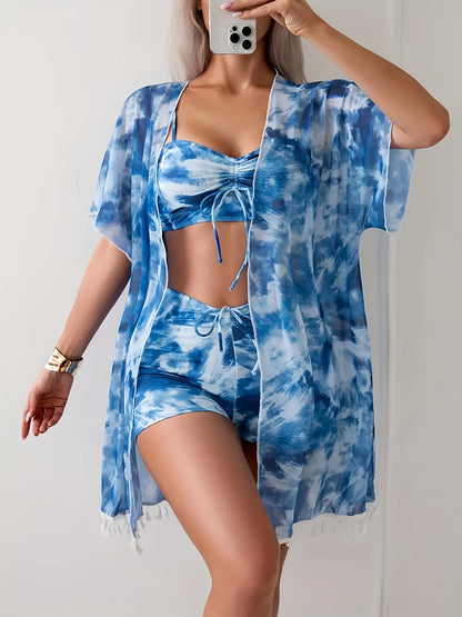 Goa Striped Bikini Swimsuit - 3pcs