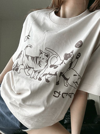 Front Print - Playful T-Shirt