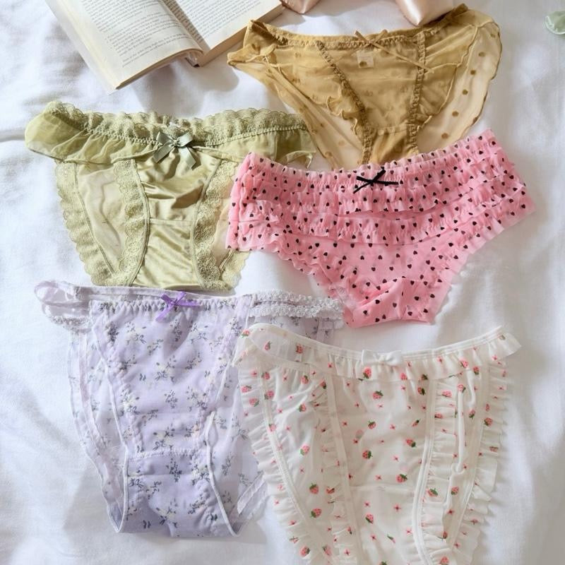 5-Pack Ruffle & Floral Briefs