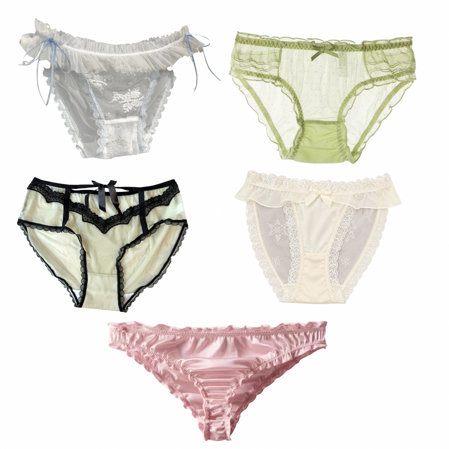5-Pack Ruffle & Floral Briefs