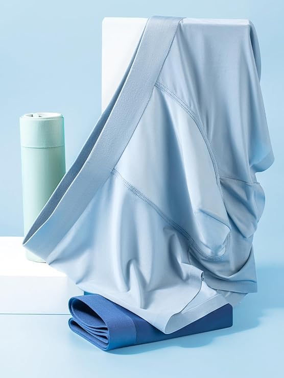 Ice Silk Seamless Boxer Shorts