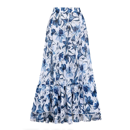FLORAYA Azure Bow Swimdress Set