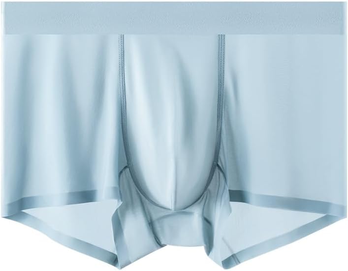 Ice Silk Seamless Boxer Shorts