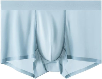 Ice Silk Seamless Boxer Shorts