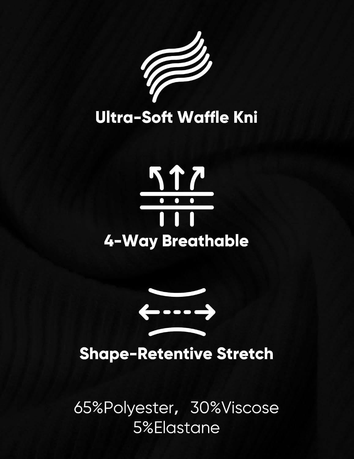Ultra-Soft Waffle Knit T-Shirt