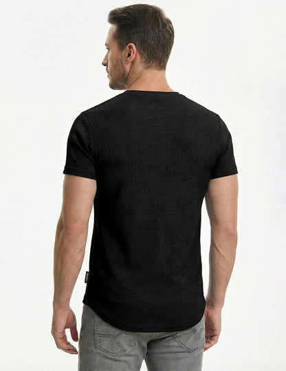 Ultra-Soft Waffle Knit T-Shirt