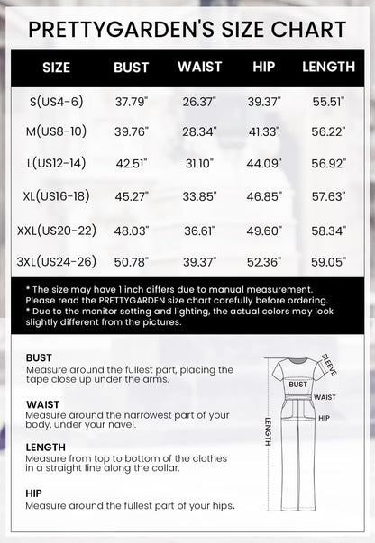PRETTYGARDEN Women's Loose Solid Off Shoulder Elastic Waist Stretchy Long Romper Jumpsuit