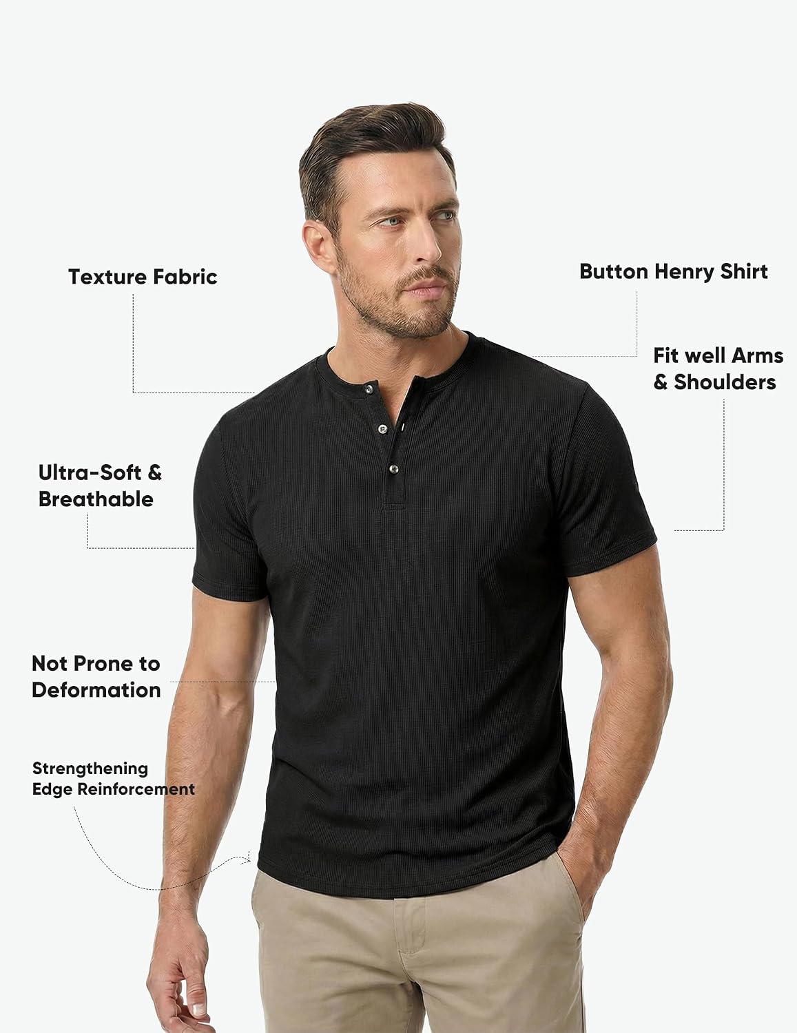 Ultra-Soft Waffle Knit T-Shirt