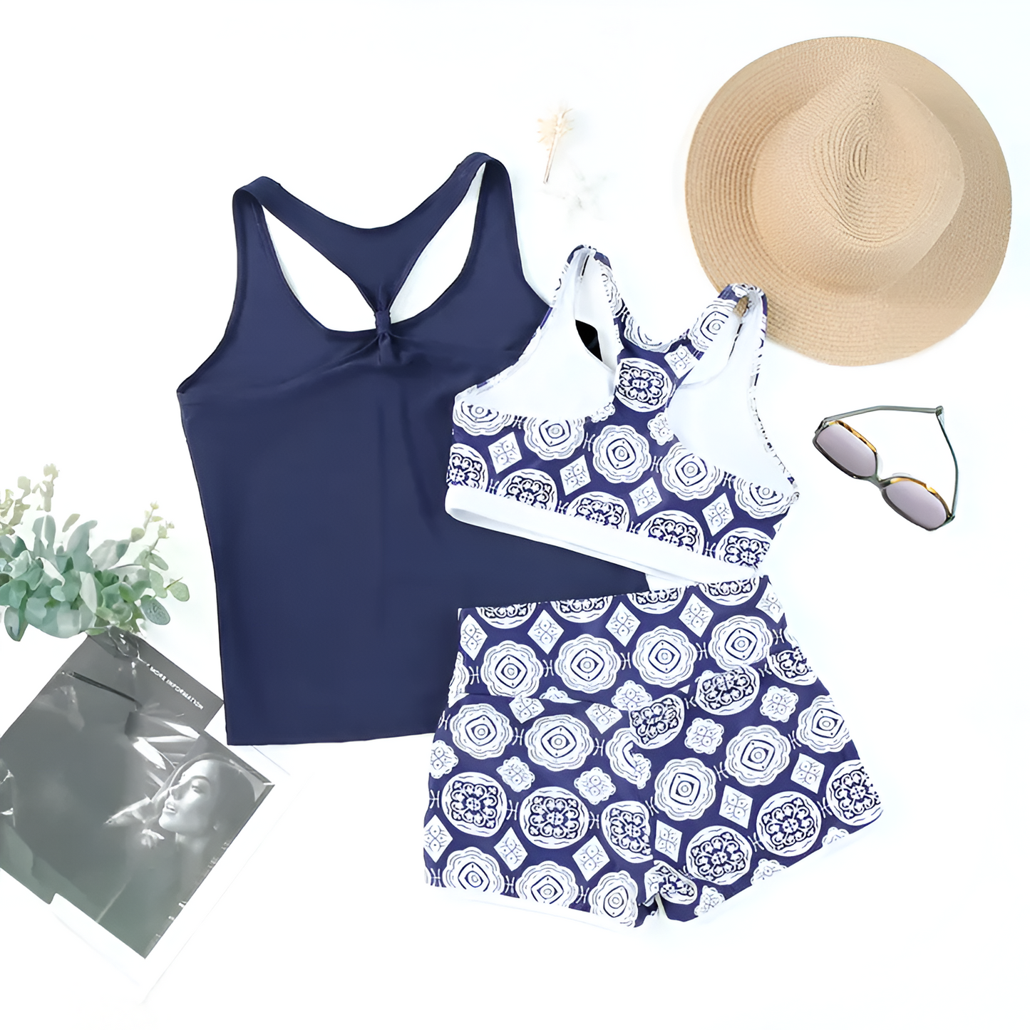 Floraya 3-Piece Tankini Set