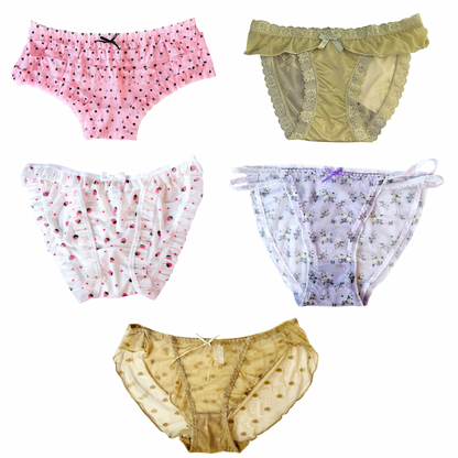 5-Pack Ruffle & Floral Briefs