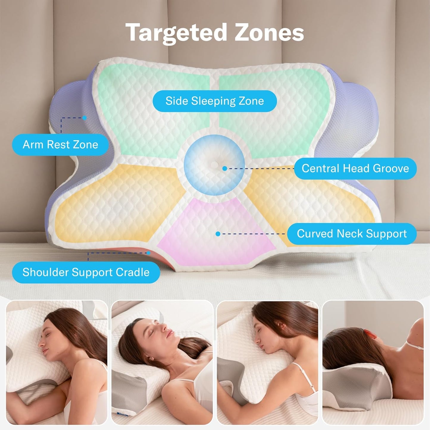 Cervical Memory Foam Pillow