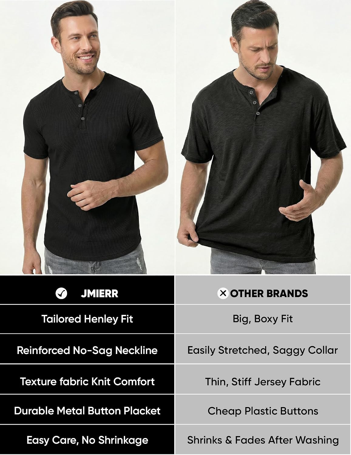 Ultra-Soft Waffle Knit T-Shirt