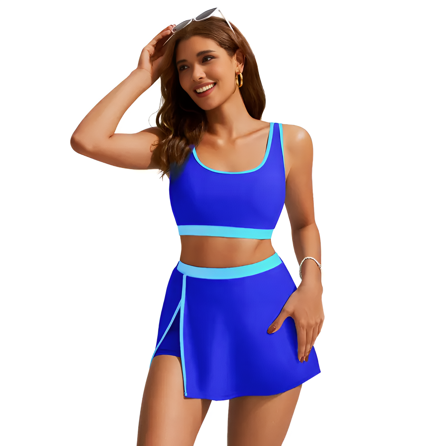FLORAYA ColorBlock Chic Bikini Set