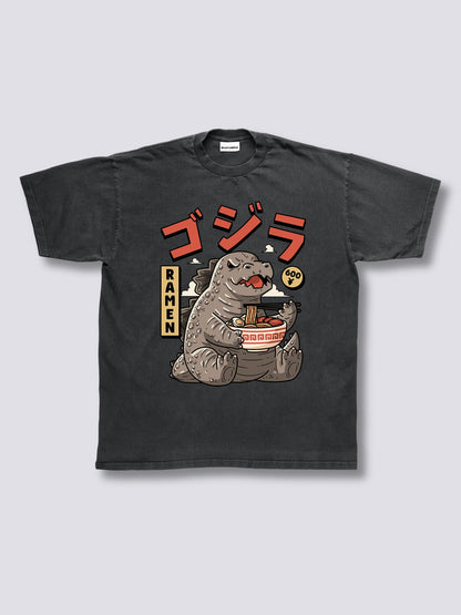 Front Print - Babyzilla Vintage T-Shirt