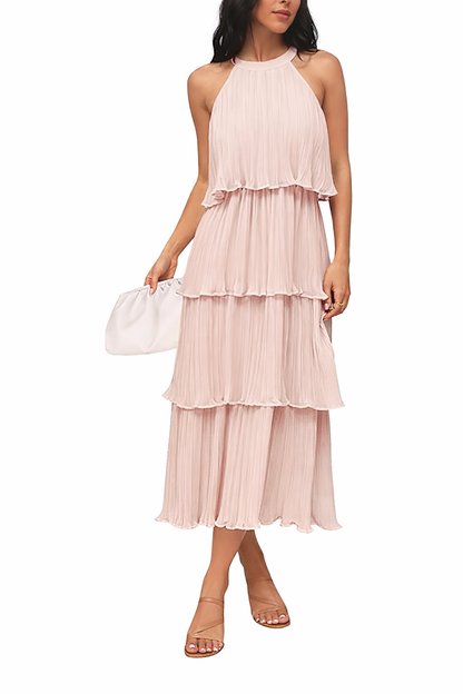 Halter Ruffle Dress