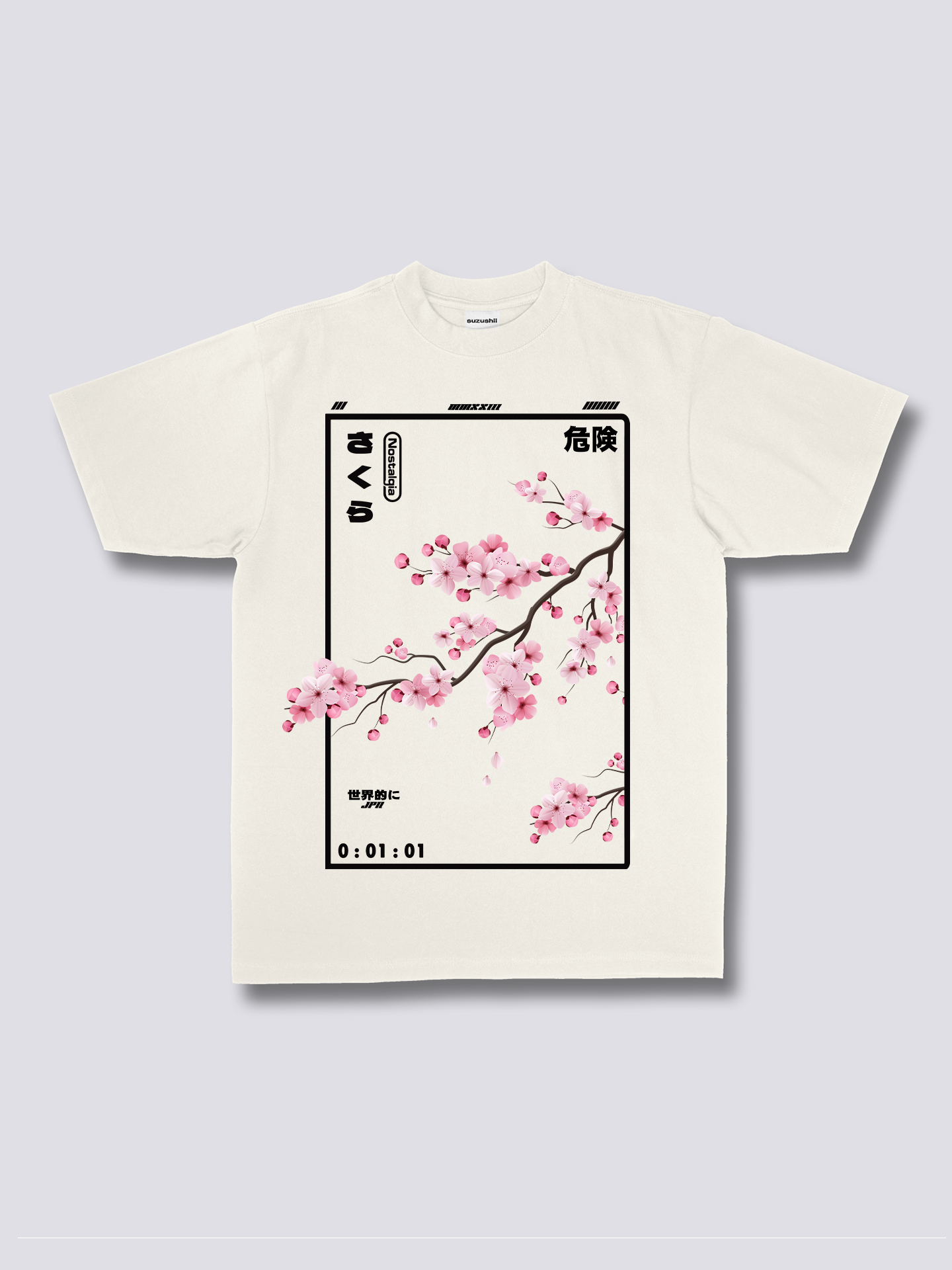Front Print - Cherry Blossom T-Shirt