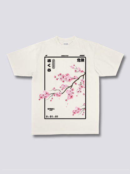 Front Print - Cherry Blossom T-Shirt