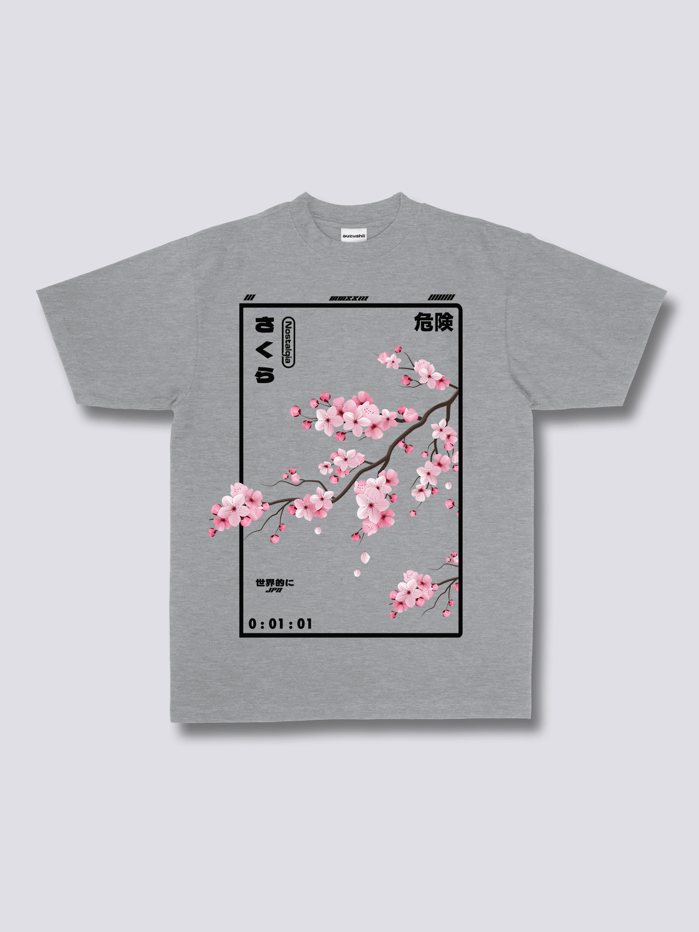 Front Print - Cherry Blossom T-Shirt