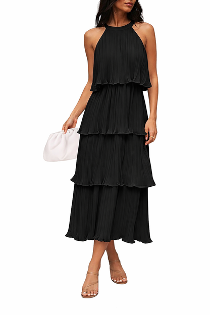 Halter Ruffle Dress