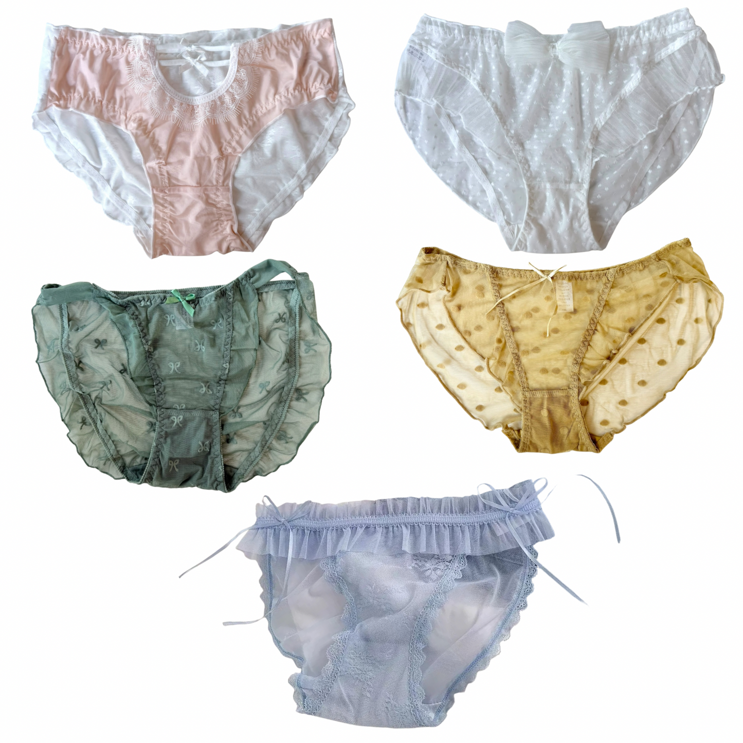 5-Pack Ruffle & Floral Briefs