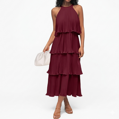 Halter Ruffle Dress