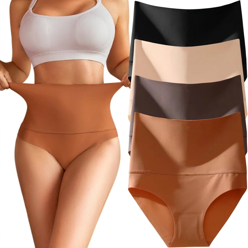 4-Pack High-Waist Tummy Control Briefs