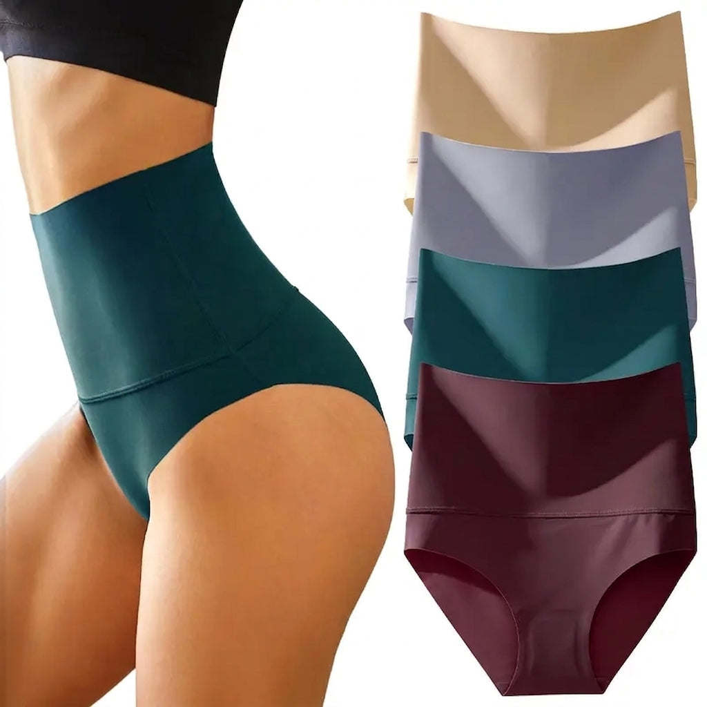 4-Pack High-Waist Tummy Control Briefs