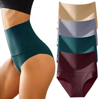 4-Pack High-Waist Tummy Control Briefs