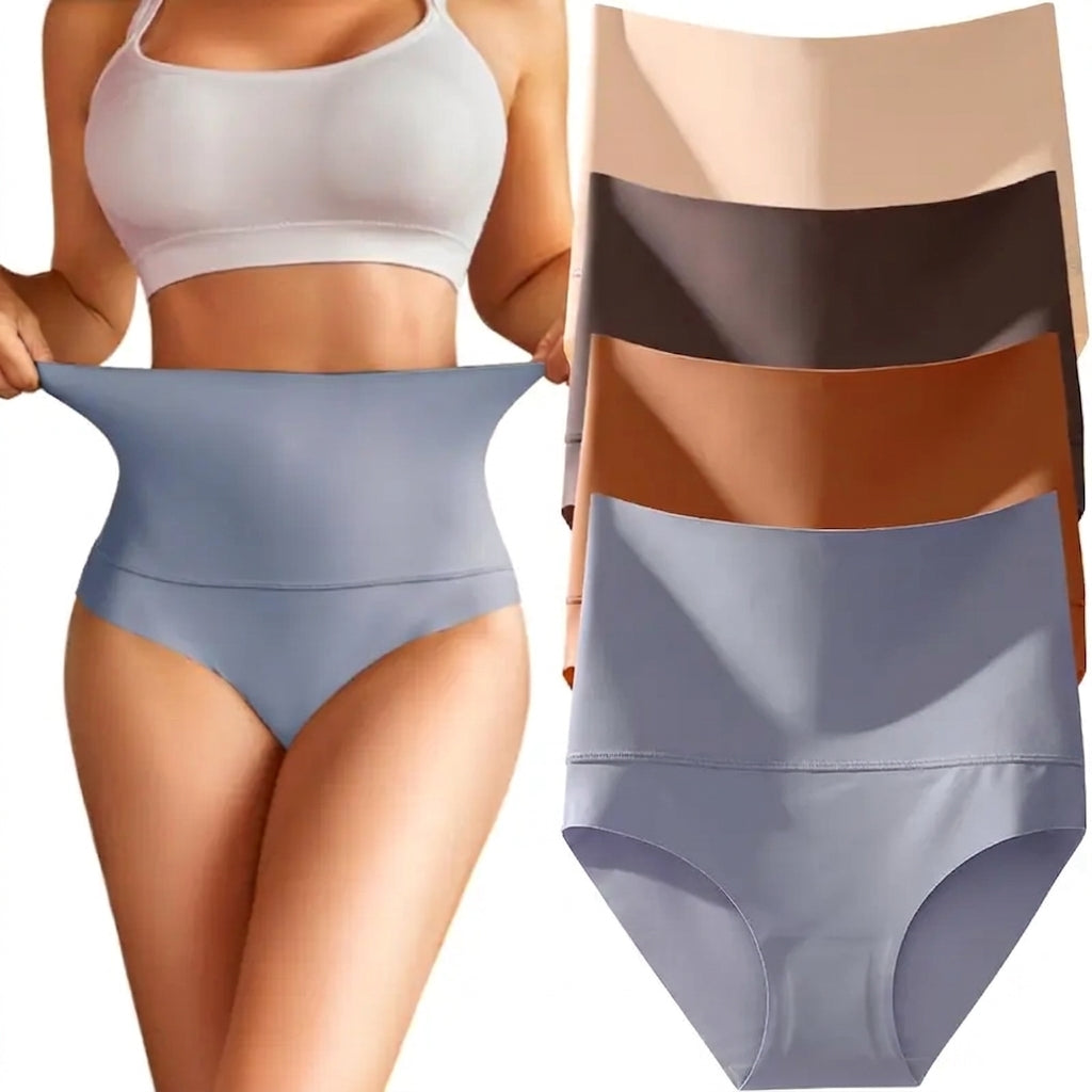 4-Pack High-Waist Tummy Control Briefs