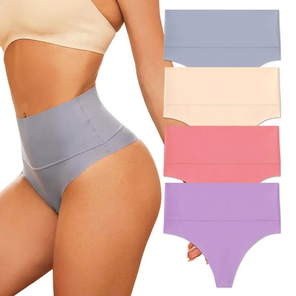 4-Pack High-Waist Tummy Control Briefs