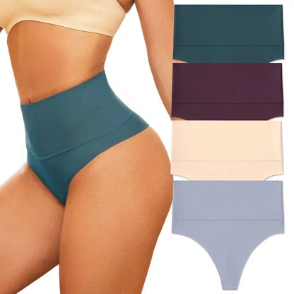 4-Pack High-Waist Tummy Control Briefs