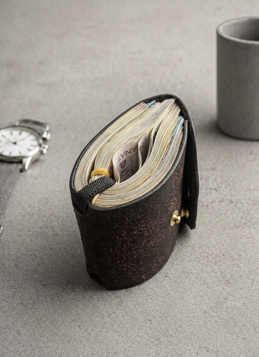 Slim Leather Cash Wallet