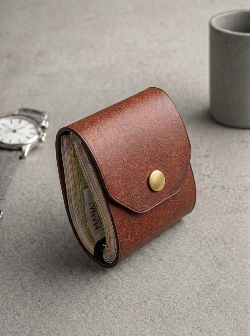 Slim Leather Cash Wallet