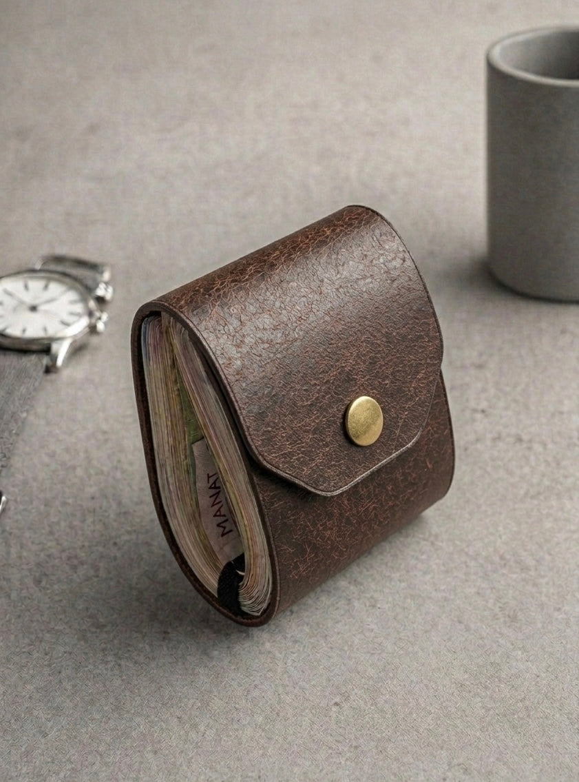 Slim Leather Cash Wallet