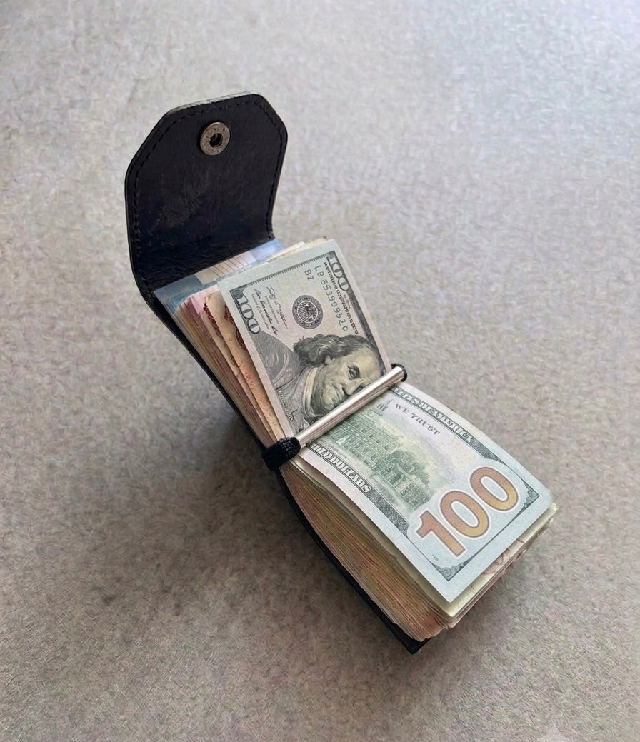 Slim Leather Cash Wallet