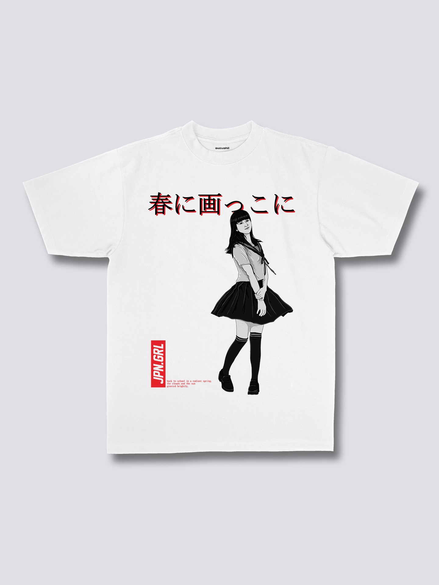Front Print - Jpn Girl T-Shirt