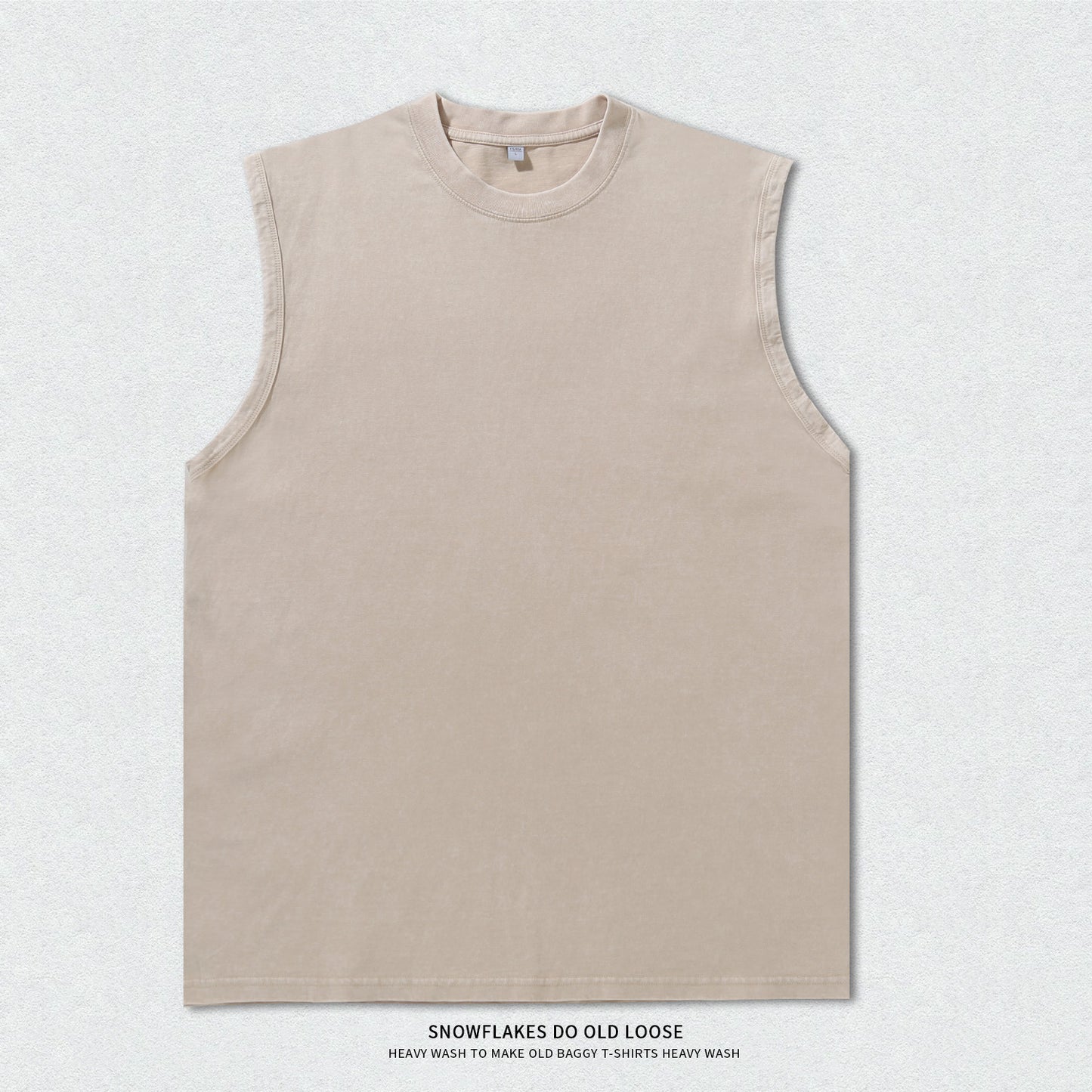 Heavy Wash Oversized Tank