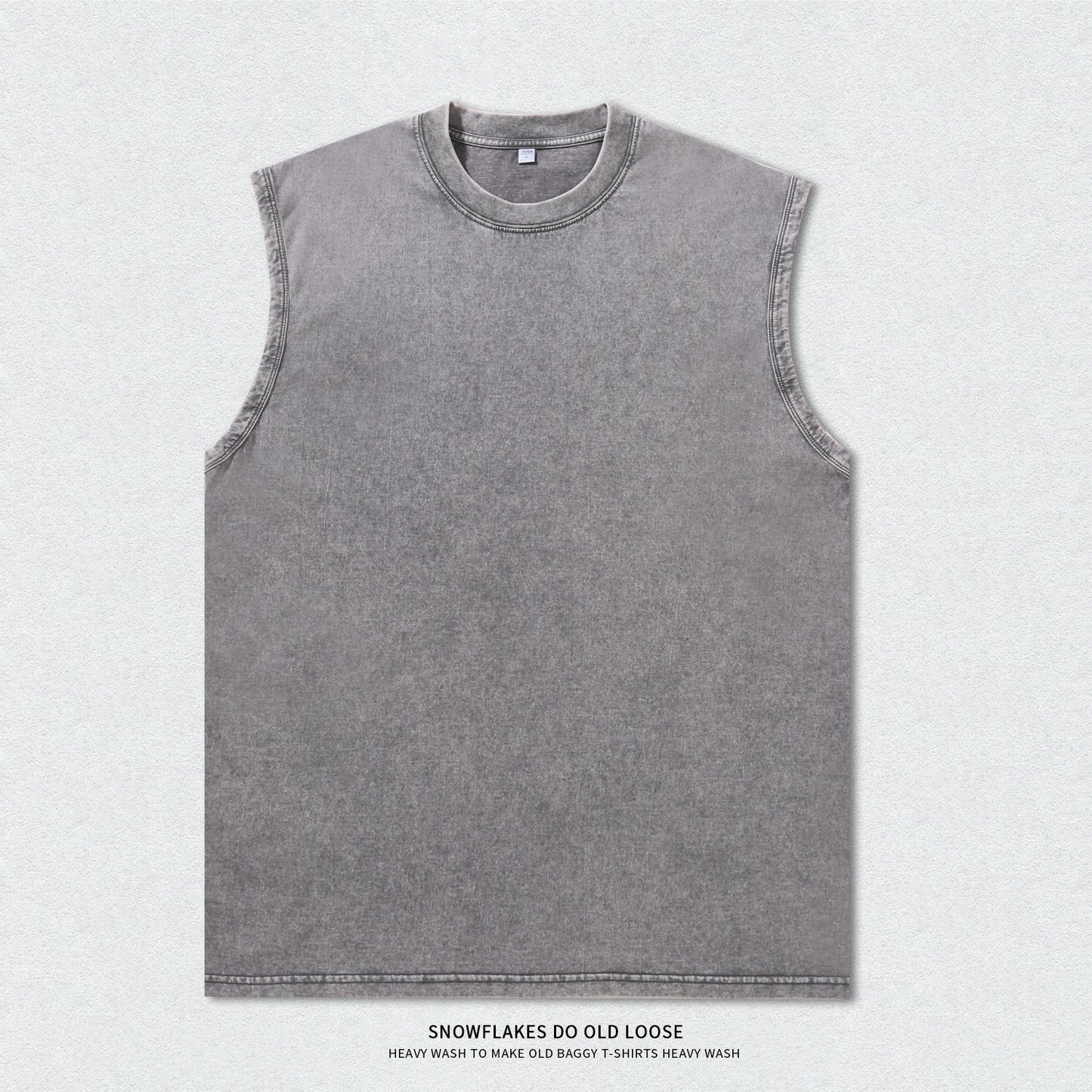 Heavy Wash Oversized Tank
