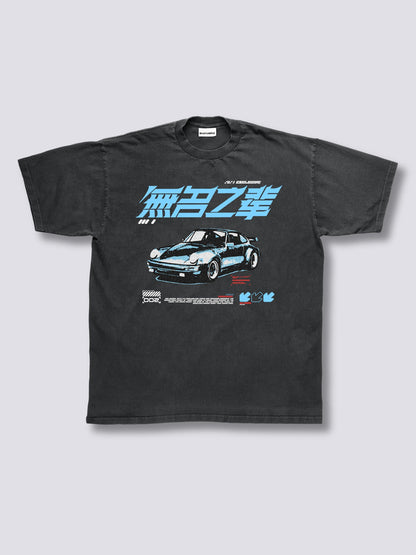 Front Print - Race Vintage T-Shirt