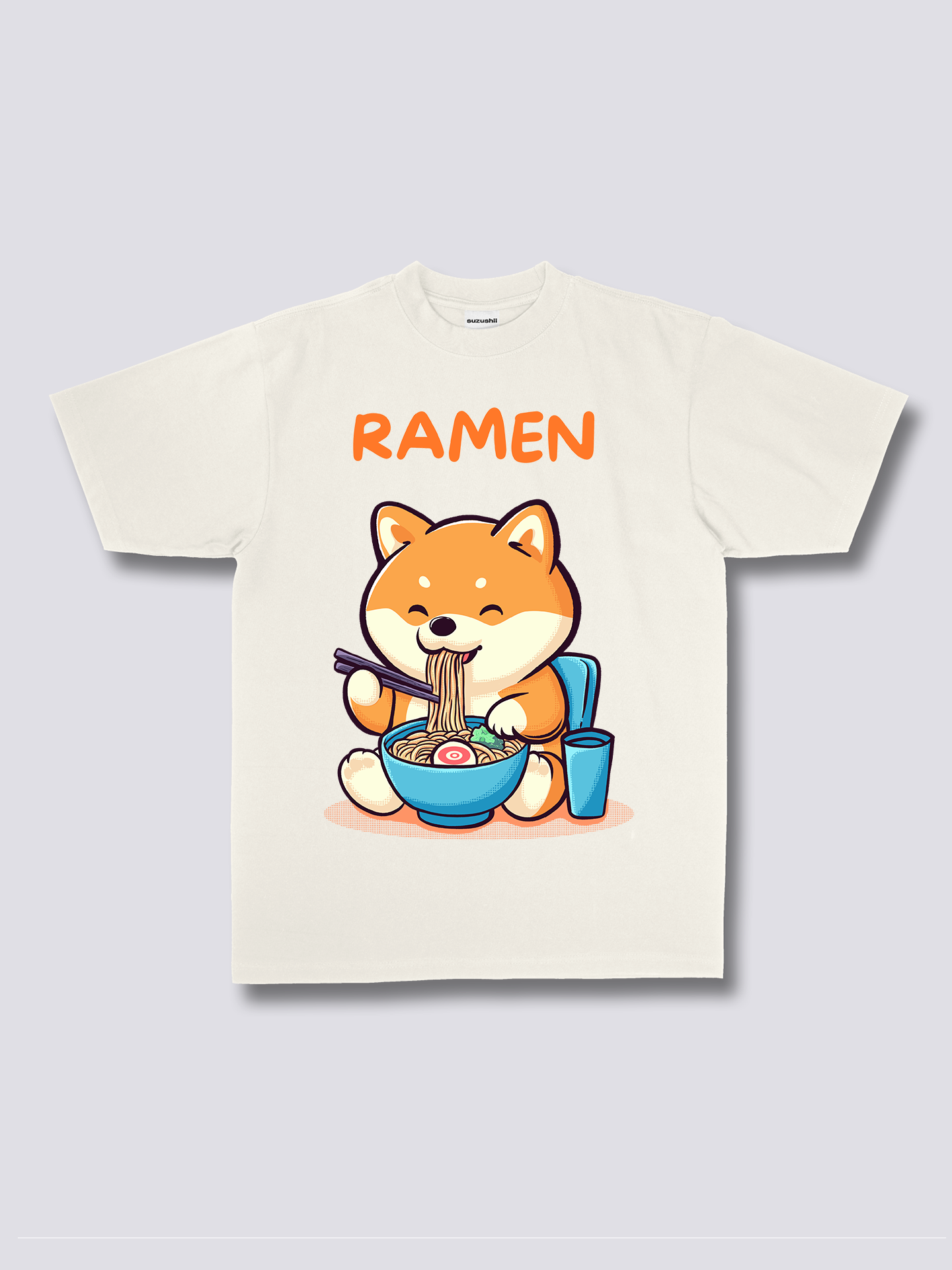 Front Print - Shiba Ramen T-Shirt