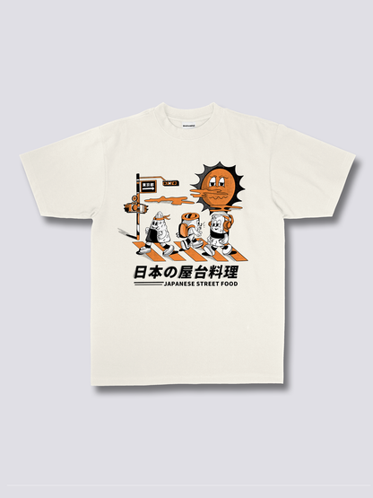 Front Print - Street Food T-Shirt