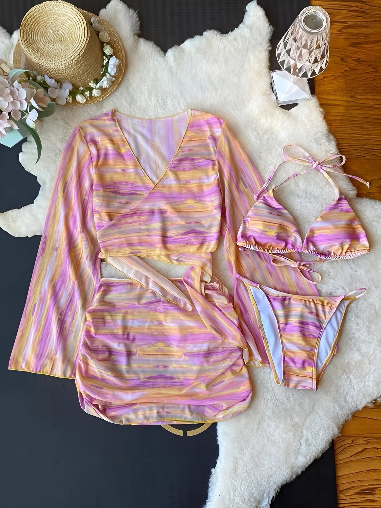 Maresia SunsetGlow 4-Piece Bikini Set