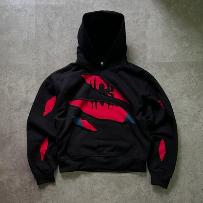 Spider Ripped Hoodie
