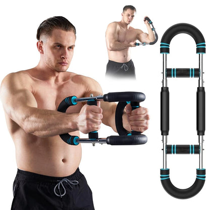 Twister Arm Exerciser,Adjustable Spring Workout Bar, Forearm Triceps Chest En...