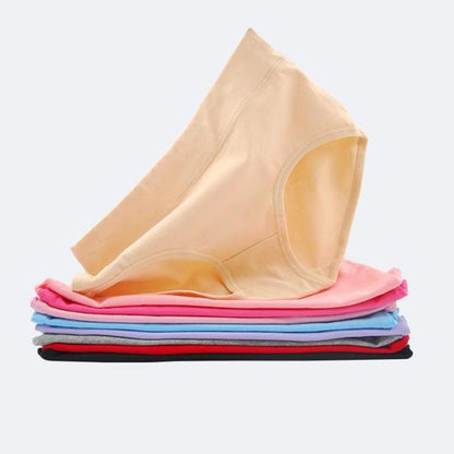 Pure Cotton High-Waist Briefs