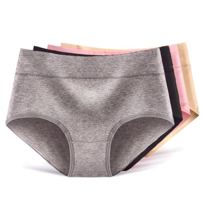 Pure Cotton High-Waist Briefs